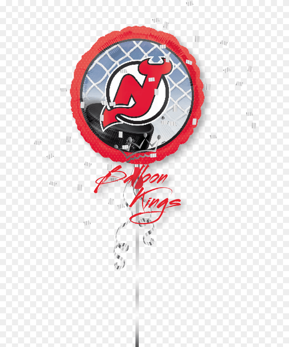 New Jersey Devils 18quot Nhl New Jersey Devils Mylar Balloon Mylar Balloons, Candy, Food, Sweets, Racket Free Transparent Png
