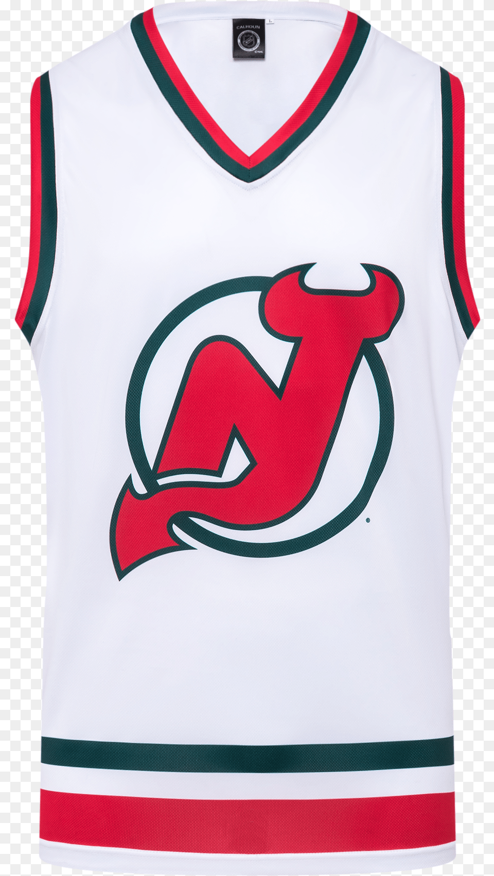 New Jersey Devils Alt Hockey Tankclass New Jersey Devils Away Jersey, Clothing, Shirt, Person Free Transparent Png