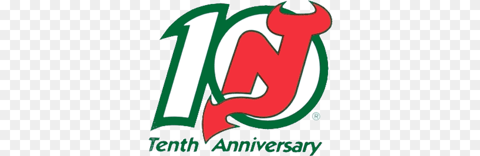New Jersey Devils Anniversary Logo New Jersey Devils Anniversaries, Text, Dynamite, Weapon Png Image