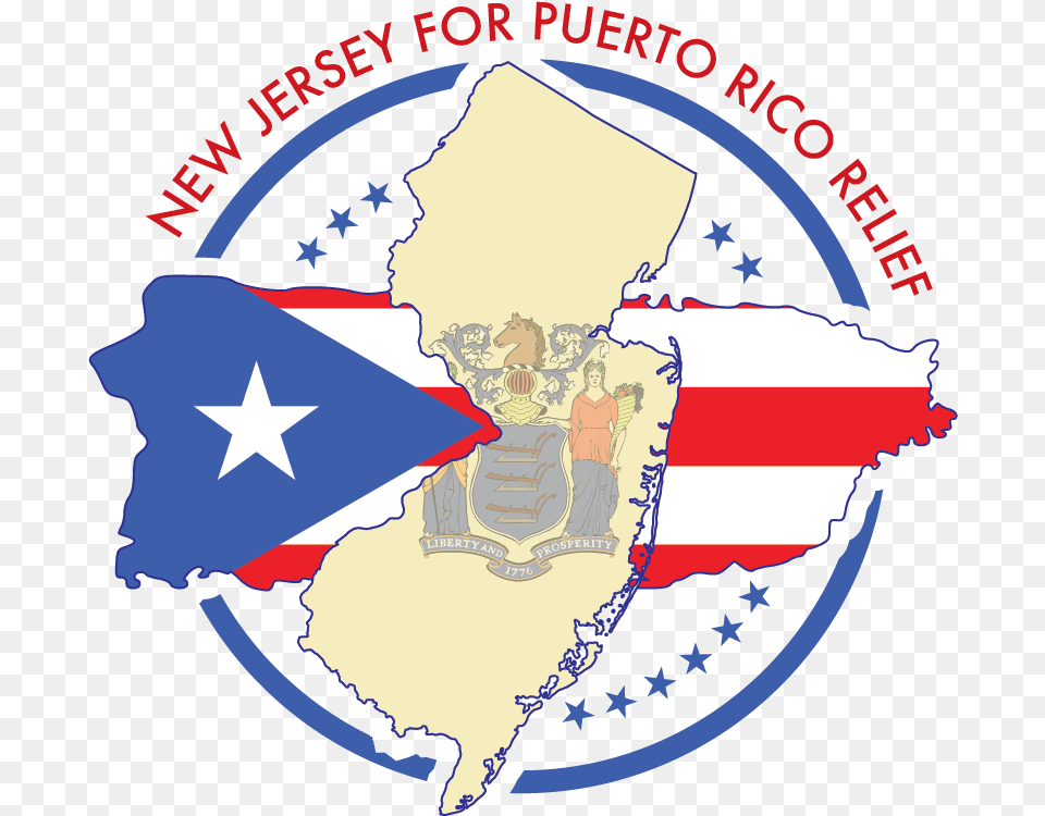 New Jersey For Puerto Rico Island Puerto Rico Flag, Emblem, Symbol, Person, Baby Free Png