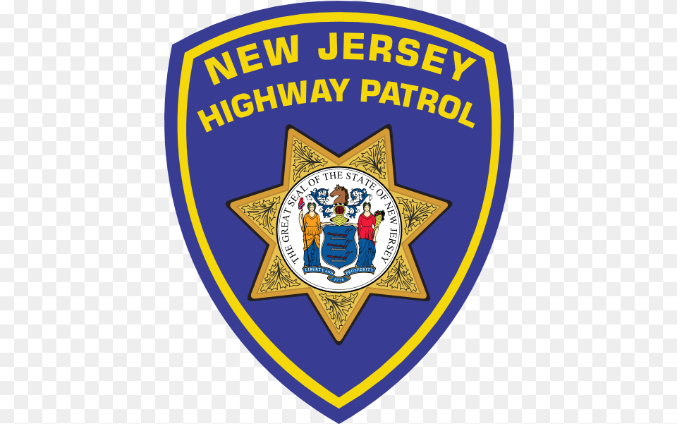 New Jersey Highway Patrol Logo Download Logo Icon Solid, Badge, Symbol, Person, Baby Free Transparent Png