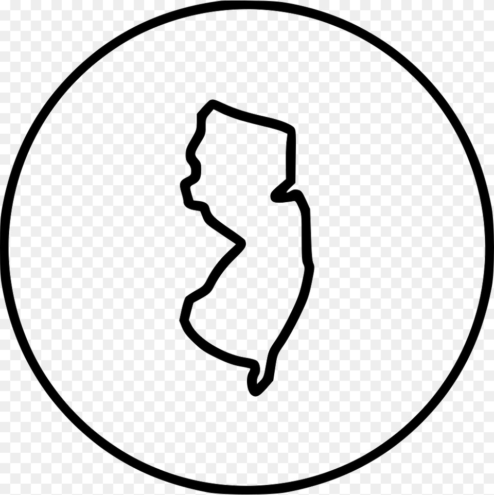 New Jersey Icon Download, Silhouette, Text Png