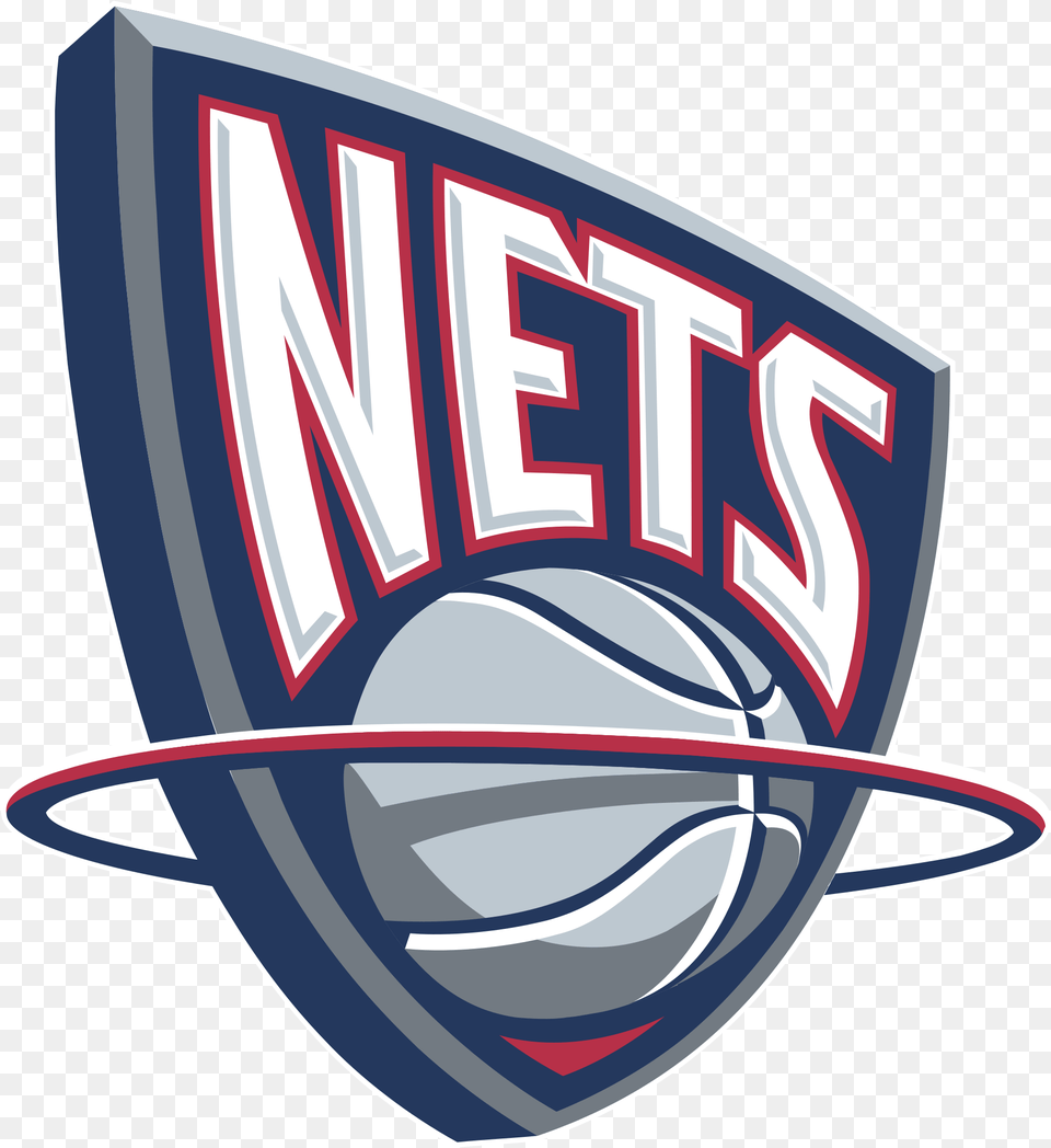 New Jersey Nets Logo Transparent Brooklyn Nets Old Logo, Food, Ketchup, Emblem, Symbol Free Png Download