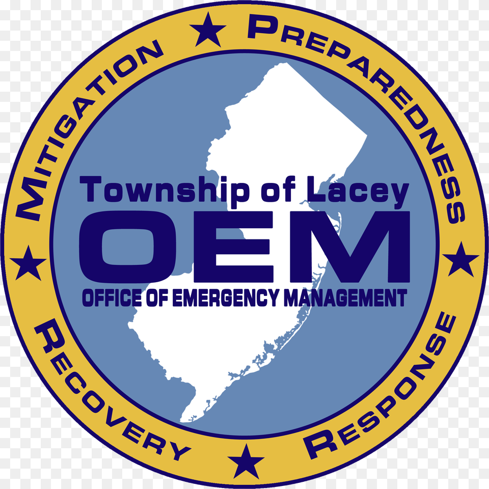 New Jersey Office Of Emergency Management, Logo, Badge, Symbol, Disk Free Png Download