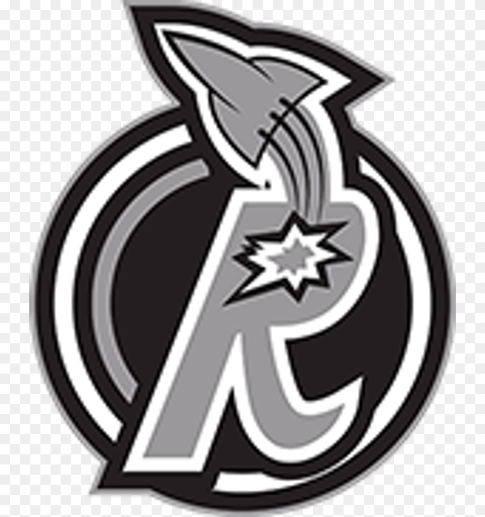 New Jersey Rockets Logo, Emblem, Symbol, Text, Ammunition Free Png