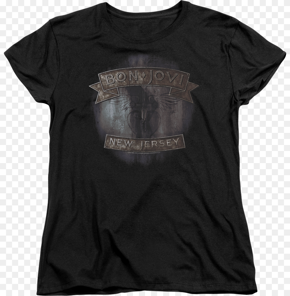 New Jersey T Shirt Bon Jovi Michael Knight Rider Short, Clothing, T-shirt Free Png