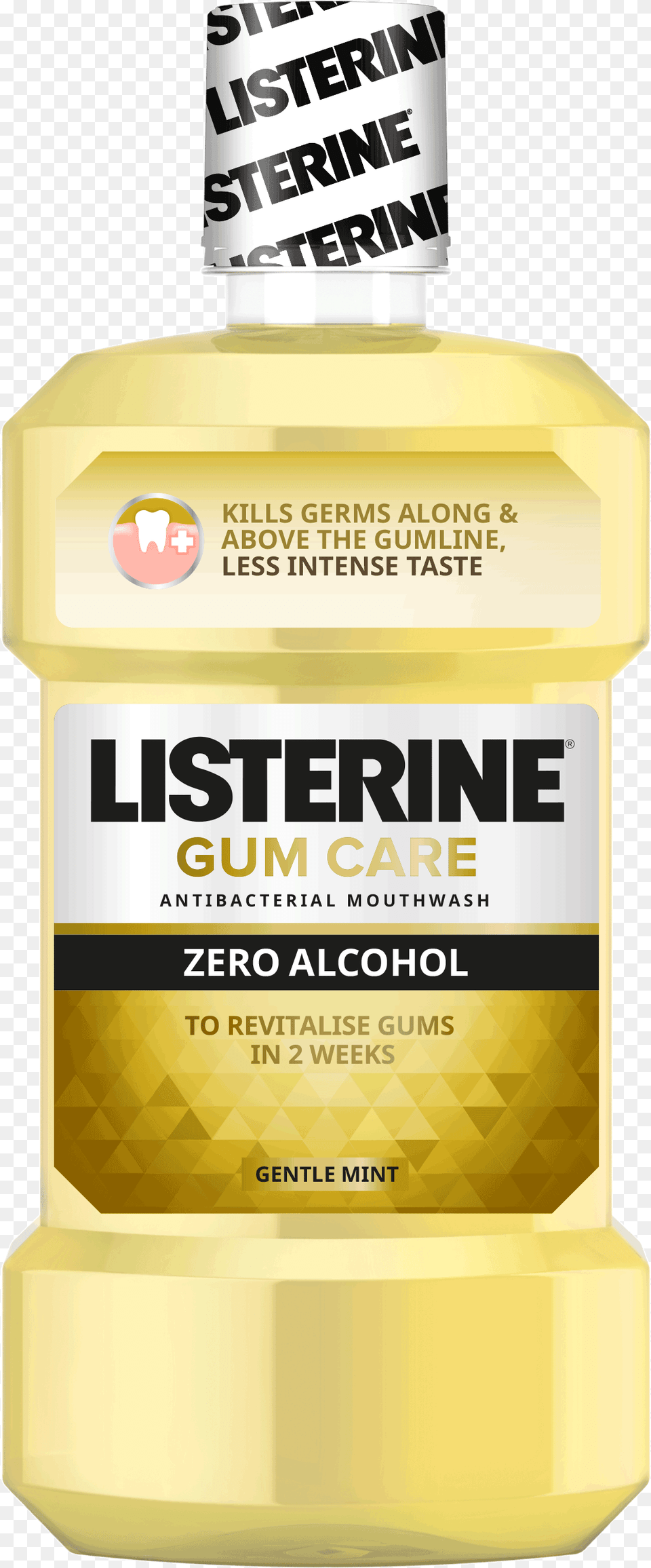 New Listerine Gumcare Clean Listerine Cool Mint Mild Taste, Food, Bottle, Ketchup Png Image