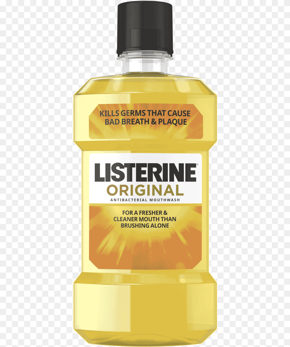 New Listerine Original Clean Listerine Cool Mint Zero Alcohol, Bottle, Cosmetics, Perfume, Food Free Png