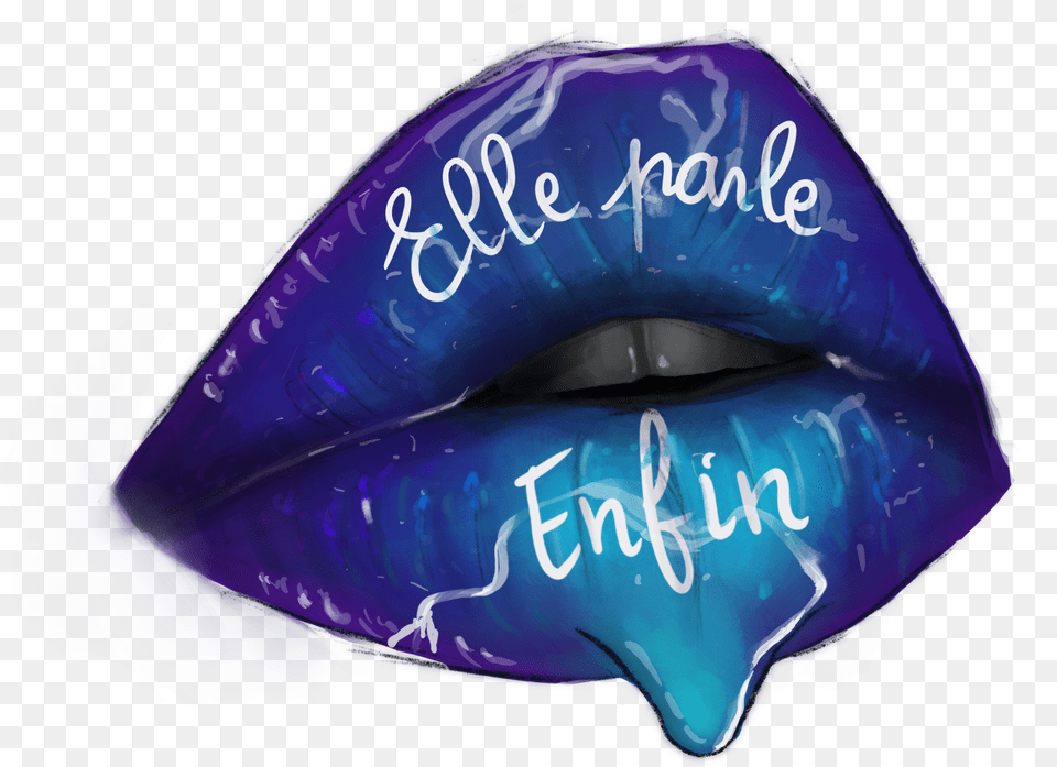 New Logo Alert U2013 Elle Parle Enfin Lipstick, Purple, Body Part, Mouth, Person Free Transparent Png