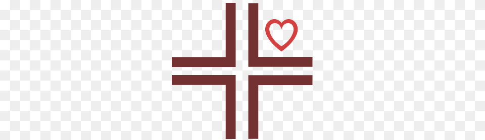 New Logo For Sacred Heart Parish, Cross, Symbol Png Image