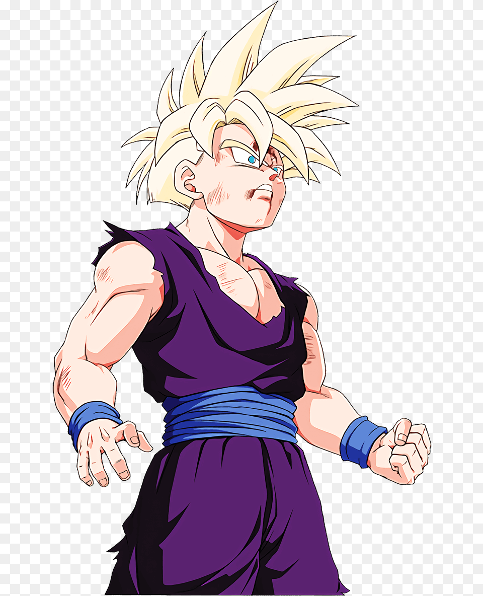 New Lr Gohan Card Art, Book, Comics, Publication, Baby Free Transparent Png