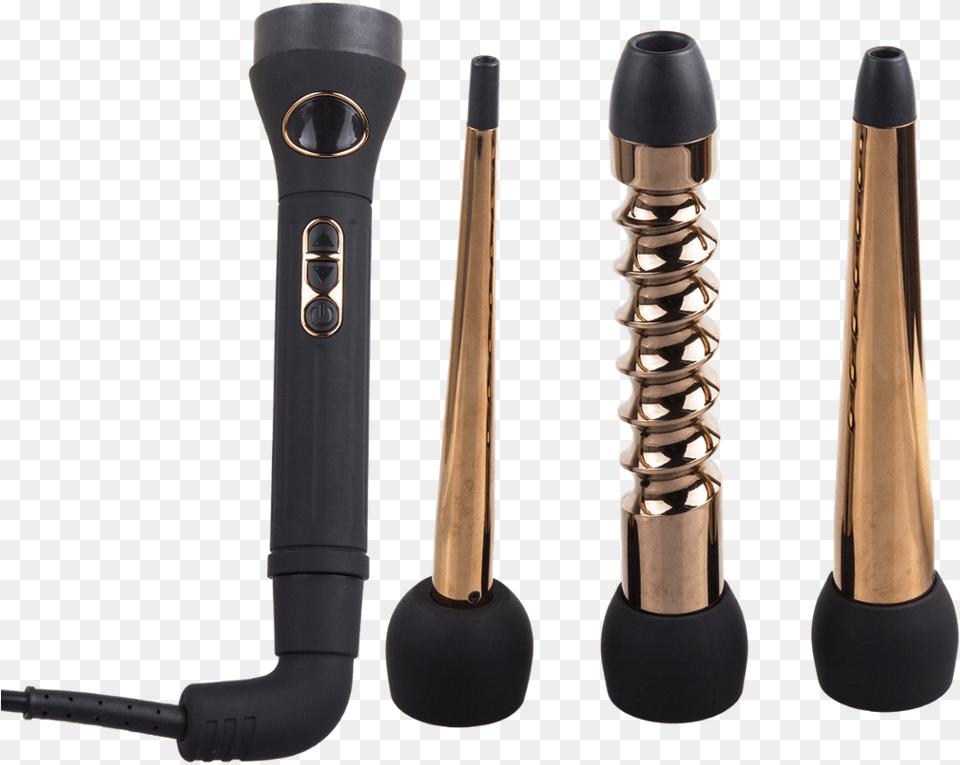 New Magic Professional Salon Hair Curler Interchangeable Rose Gold, Electrical Device, Microphone, Smoke Pipe Free Png Download