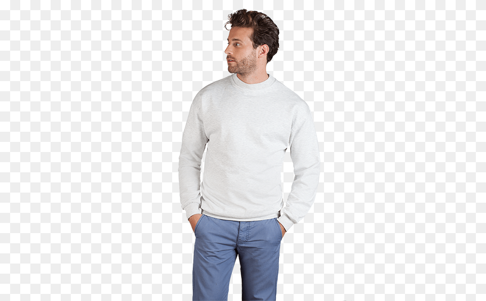 New Men39s Sweater 100 Ash Mska Klasyczna Bluza Baweniana Rozmiary 4xl, Clothing, Knitwear, Long Sleeve, Sleeve Free Png