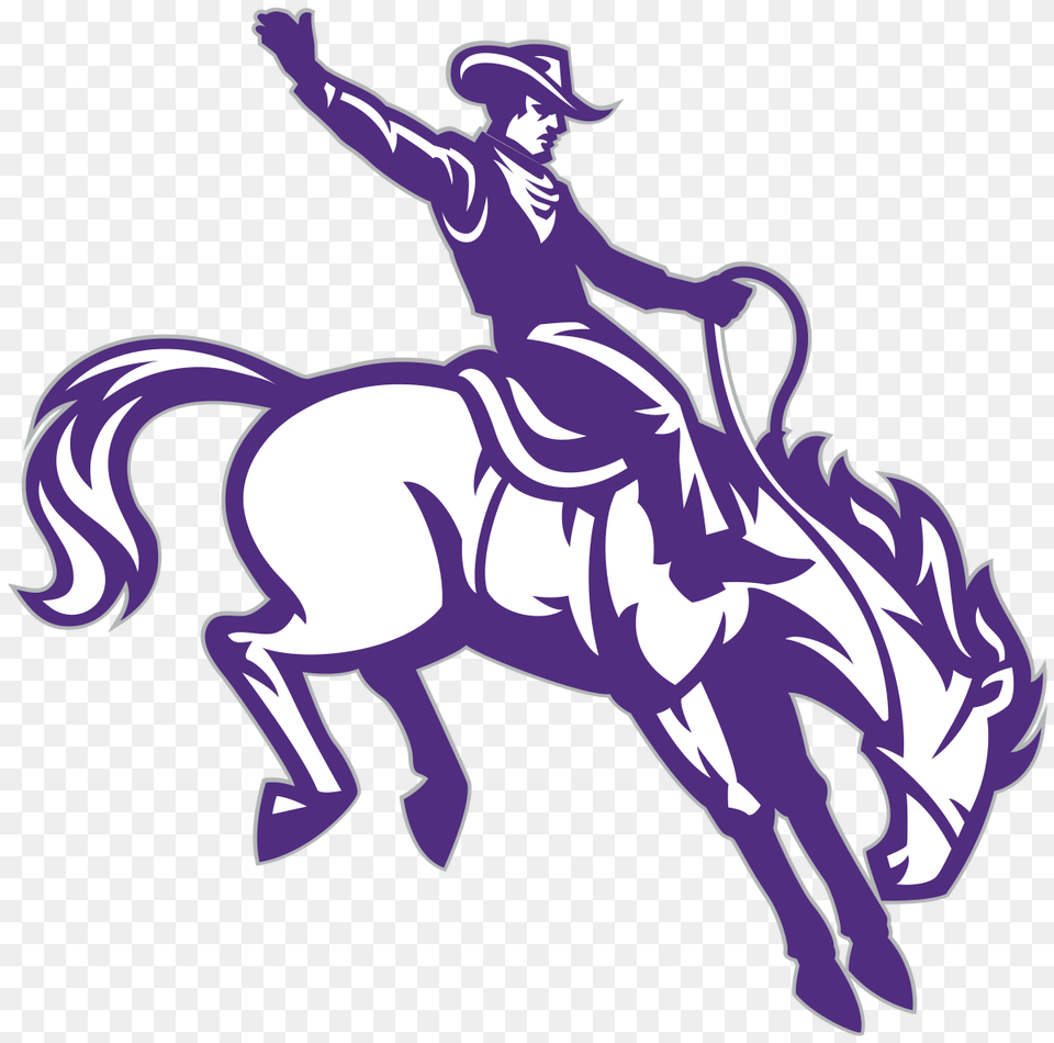 New Mexico Highlands University Athletics Official New Mexico Highlands Logo, Person, Face, Head, Rodeo Free Png