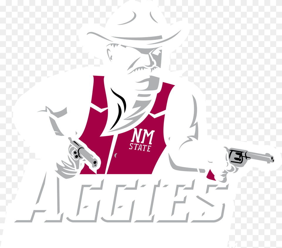 New Mexico State Aggies Logo New Mexico State Aggies, Weapon, Hat, Handgun, Gun Free Png