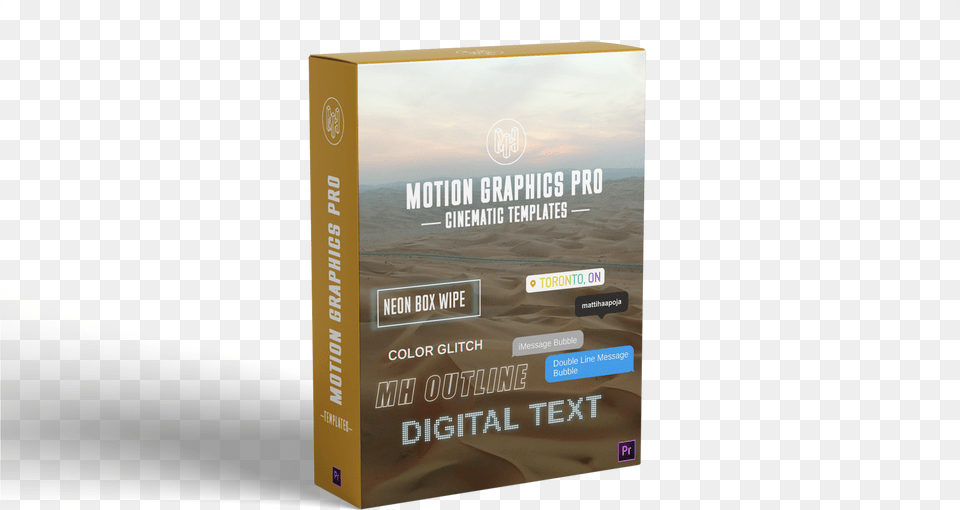New Mh Motion Graphics Pro Book Cover, Publication Png