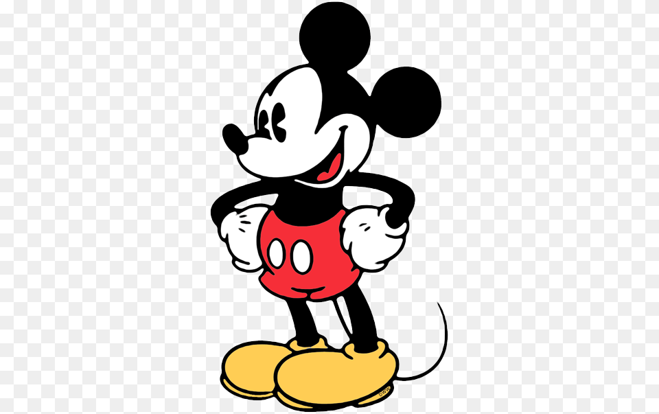 New Mickey Hiking Mickey With Hands On Hips Disney The Ultimate Visual Guide Book, Cartoon, Baby, Person, Face Free Png