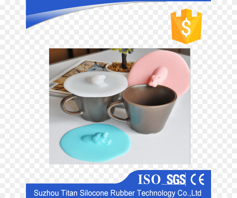 New Model Hot Selling Silicone Tea Cup Cover Silicone, Art, Porcelain, Pottery, Saucer Png