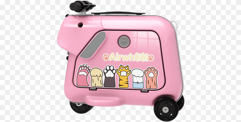 New Model Kids Hard Shell Luggage Travel Riding City Car, Vehicle, Transportation, Scooter, Wheel Png Image