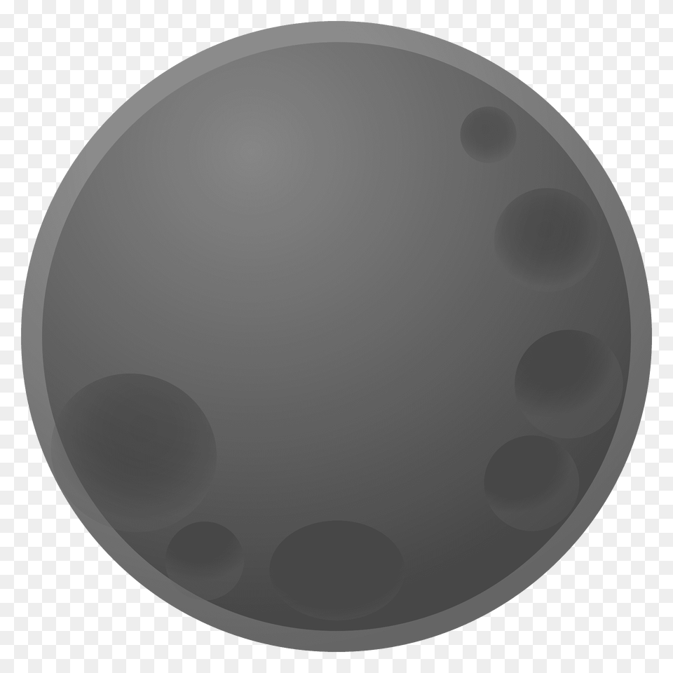 New Moon Emoji Clipart, Sphere, Disk Png
