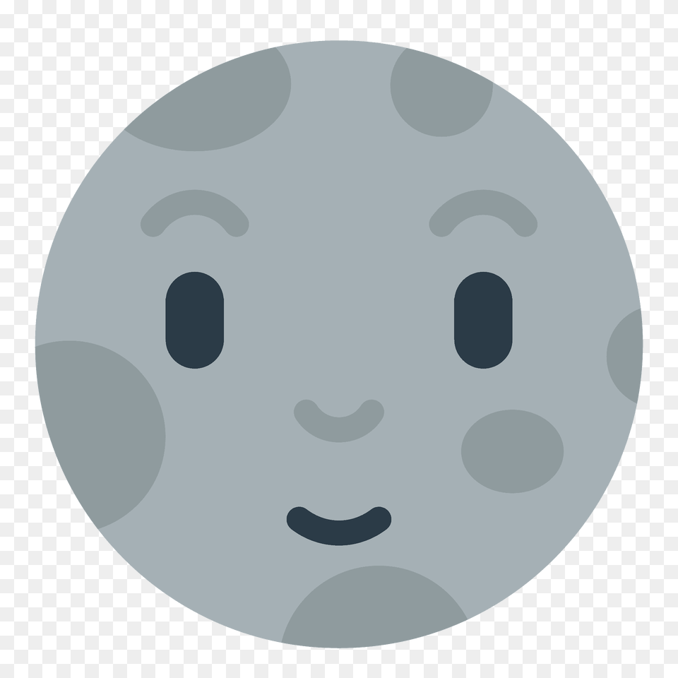 New Moon Face Emoji Clipart, Sphere, Sport, Ball, Football Free Png Download
