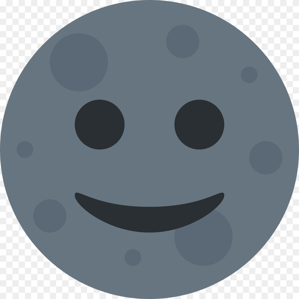 New Moon Face Emoji Clipart, Sphere, Astronomy, Nature, Night Free Png Download