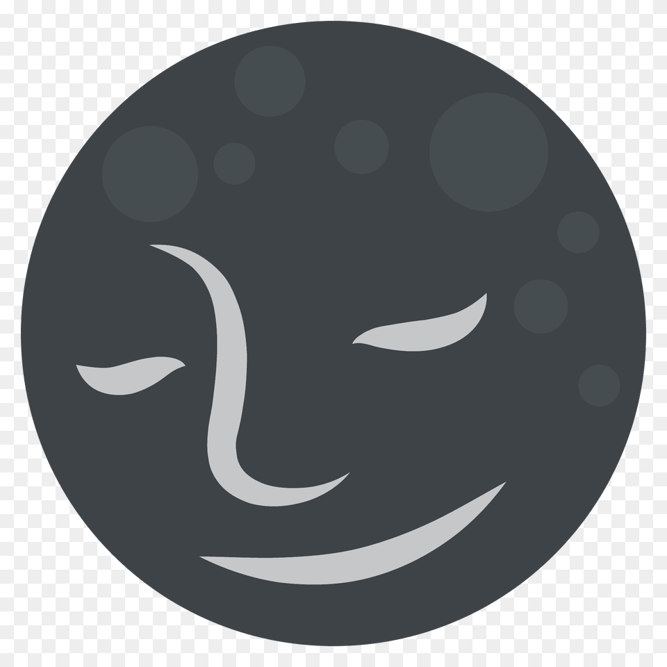 New Moon Face Emoji Clipart, Astronomy, Nature, Night, Outdoors Png