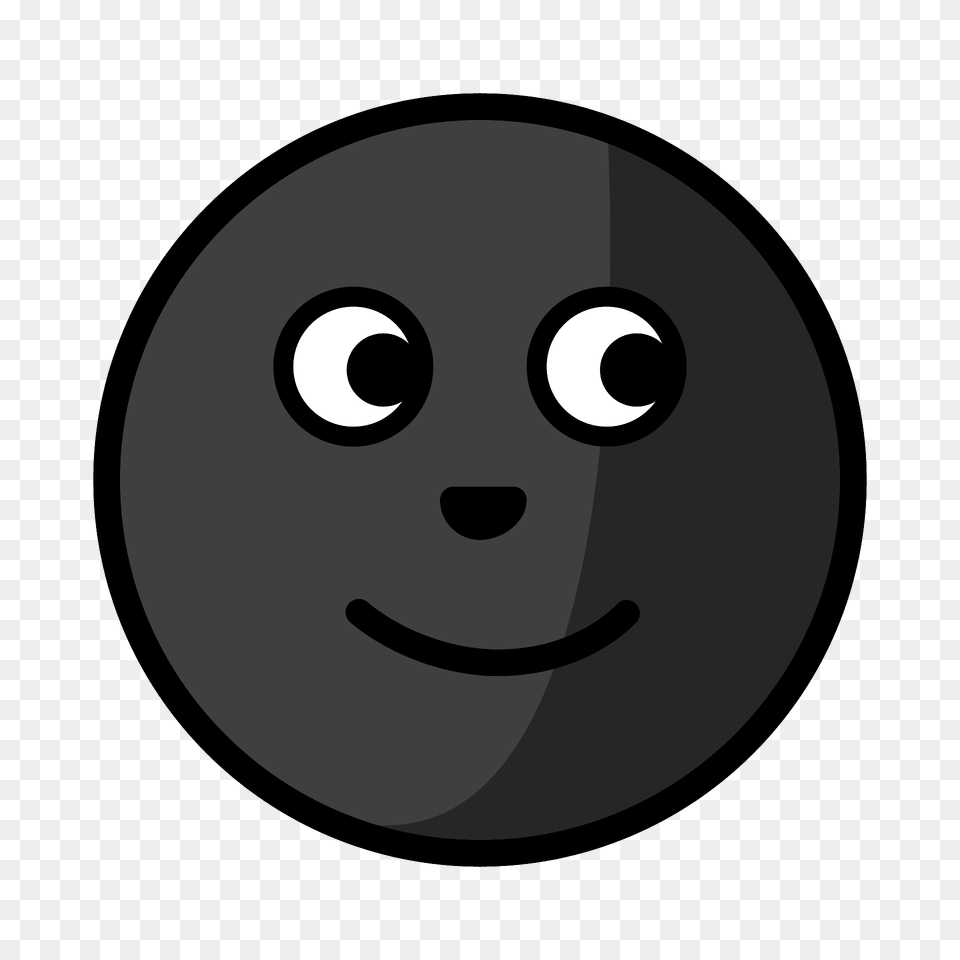 New Moon Face Emoji Clipart, Disk Free Png