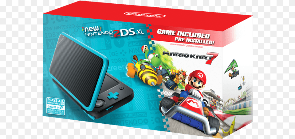 New Nintendo 2ds Xl Mario Kart, Electronics, Mobile Phone, Phone, Baby Png