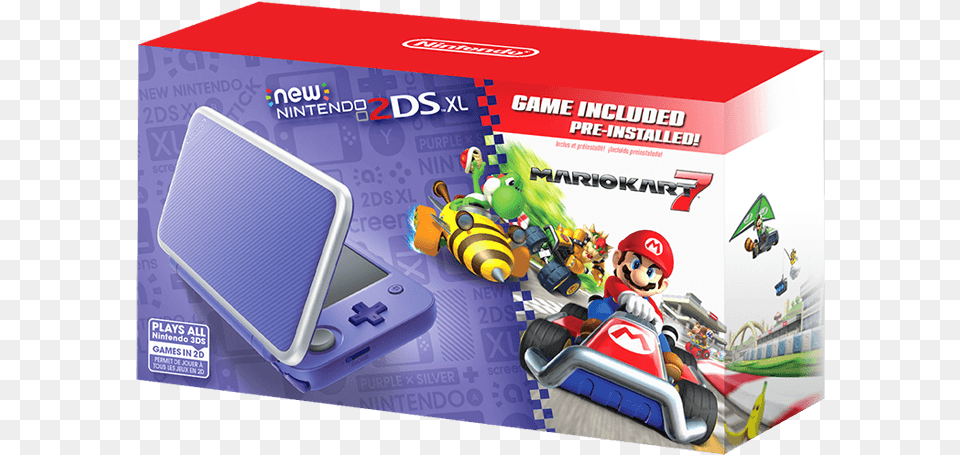 New Nintendo 2ds Xl Mario Kart 7 Bundle, Baby, Person, Electronics, Mobile Phone Free Png