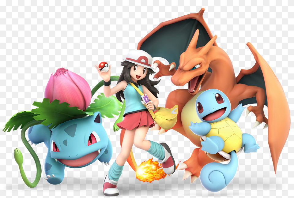 New Normative Pokemon Trainer Leaf Smash Png