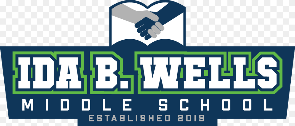 New North Middle School Logo Ida B Wells Middle School Dc, Body Part, Hand, Person, Scoreboard Free Transparent Png