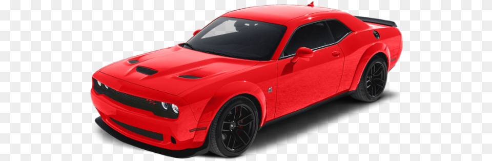 New Octane Red 2019 Dodge Challenger Sxt With Black Muscle Car, Wheel, Vehicle, Coupe, Machine Png