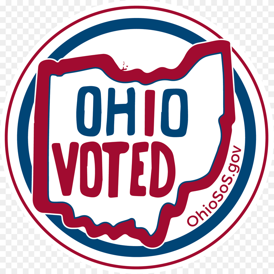 New Ohio I Voted Sticker, Logo, Food, Ketchup, Badge Png