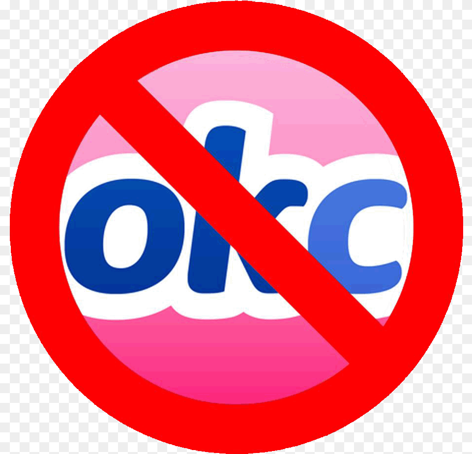 New Okcupid Iphone App Okcupid, Sign, Symbol, Road Sign, Logo Free Png Download