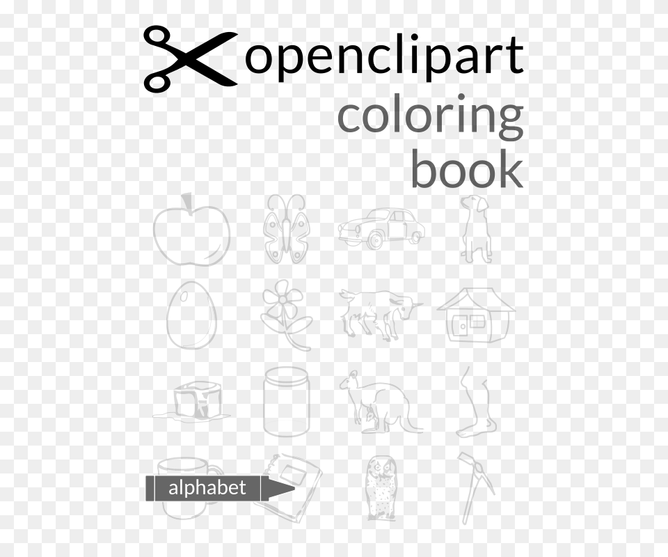 New Openclipart Coloring Books Alphabet Released Download For Free Png