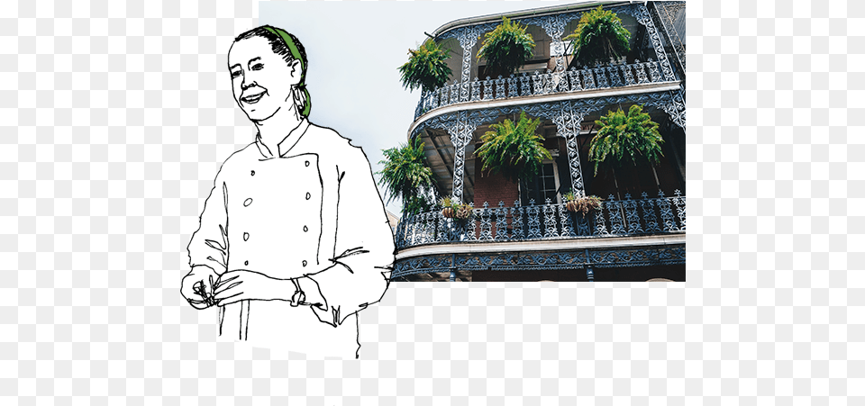 New Orleans Field Guide Wildsam Uniform, Architecture, Balcony, Building, Adult Png Image