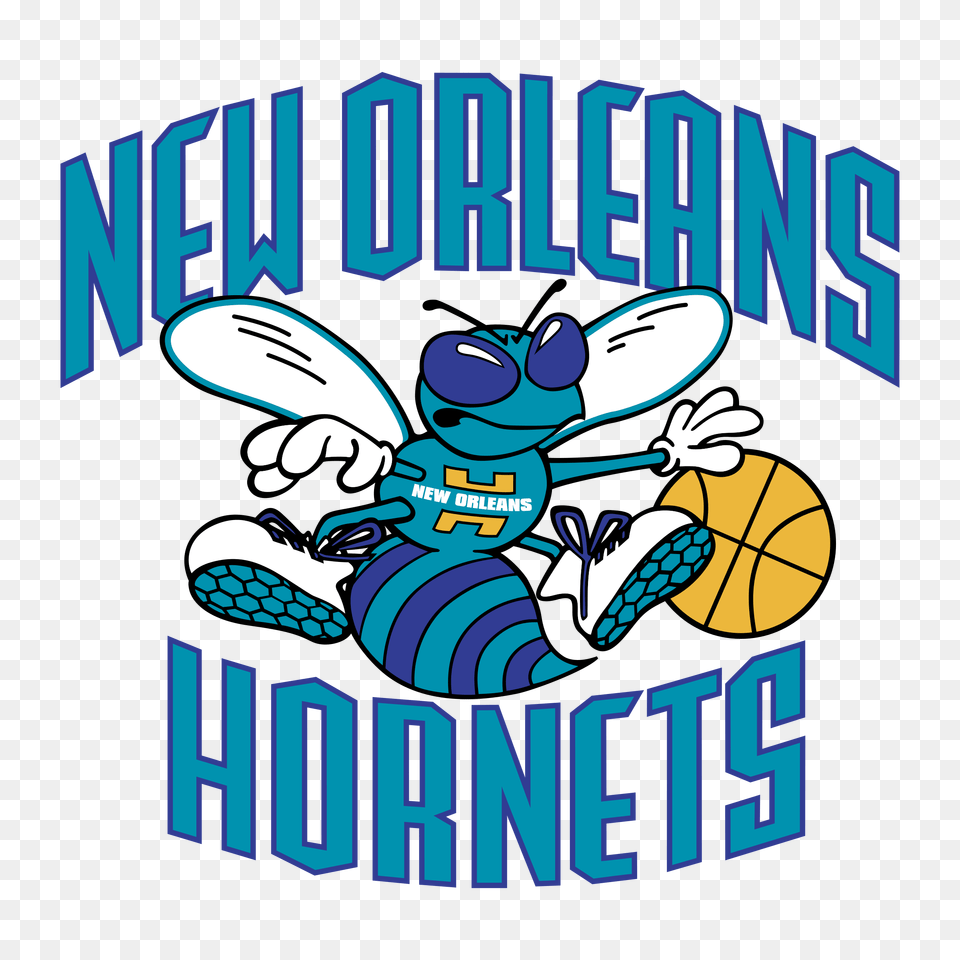 New Orleans Hornets Logo Transparent Vector, Baby, Person, Cartoon Png Image