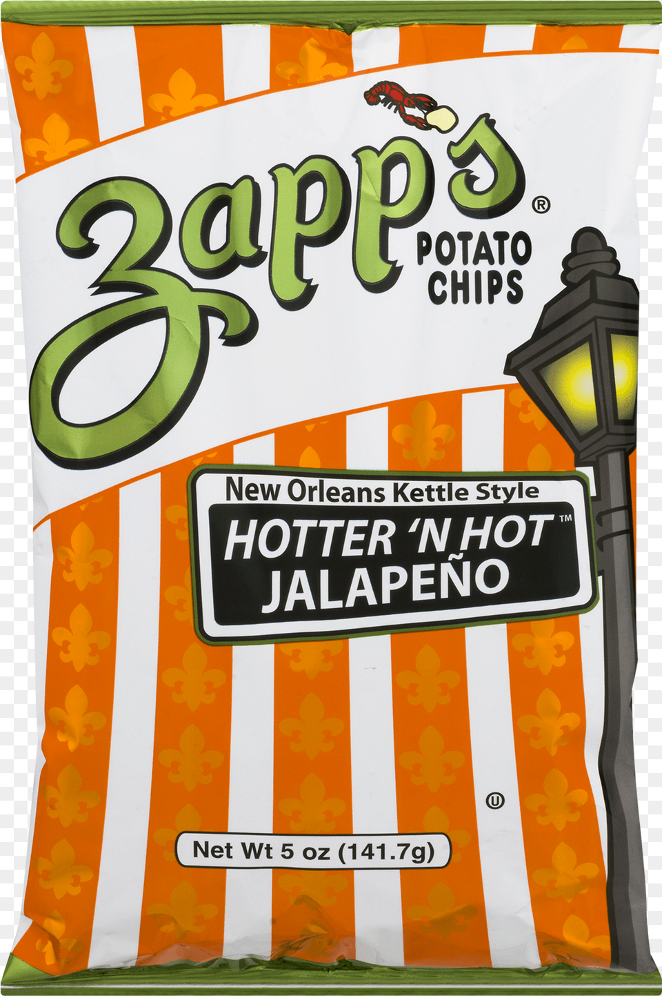 New Orleans Kettle Style Potato Chips Hotter, Banner, Text, Advertisement, Poster Free Png Download