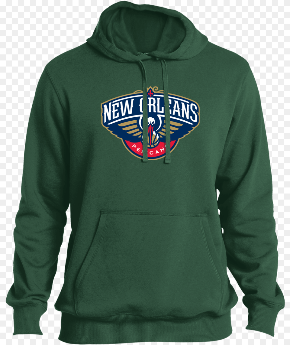 New Orleans Pelicans Basketball Sweatshirt Sport Tek Tall Pullover Hoodie Hoodie, Clothing, Knitwear, Sweater, Hood Png Image