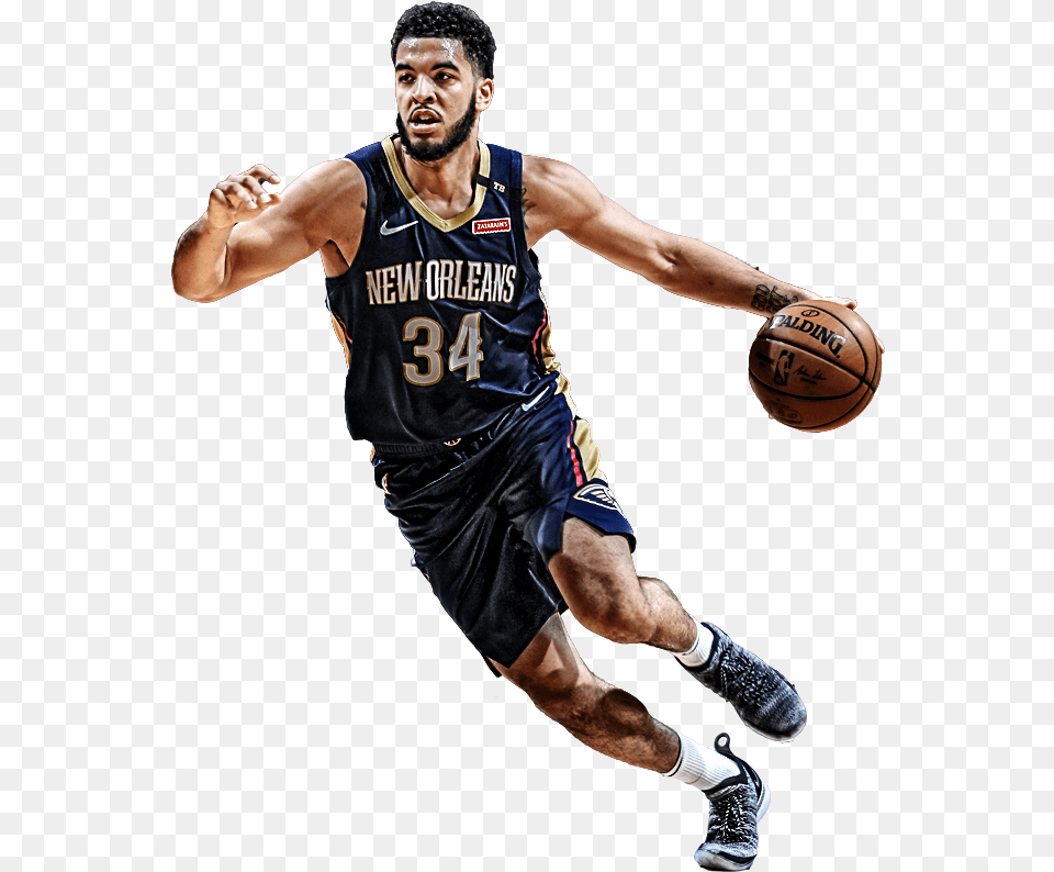 New Orleans Pelicans Kenrich Williams, Sport, Ball, Basketball, Basketball (ball) Png Image
