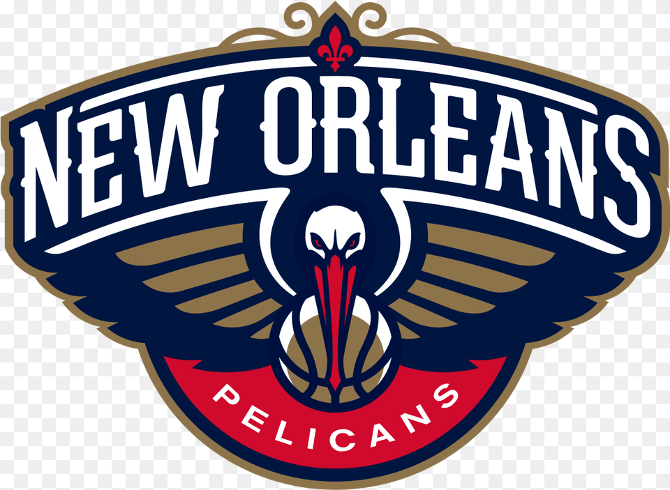 New Orleans Pelicans Logo, Badge, Emblem, Symbol, Animal Free Transparent Png