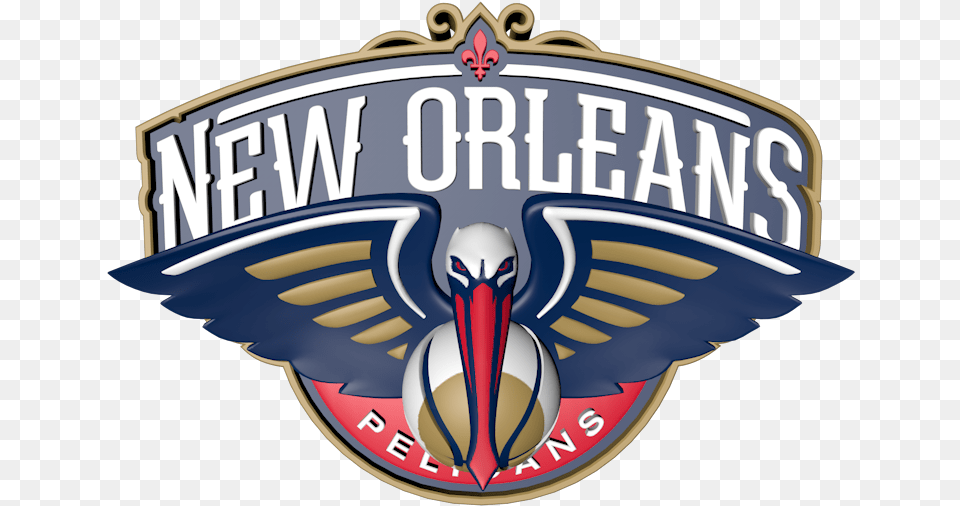 New Orleans Pelicans Logo 7 New Orleans Pelicans, Badge, Emblem, Symbol Free Transparent Png