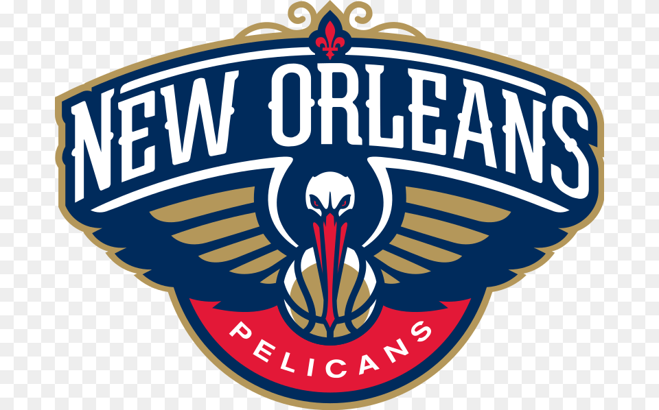New Orleans Pelicans Logopedia Fandom Powered, Badge, Emblem, Logo, Symbol Free Png Download