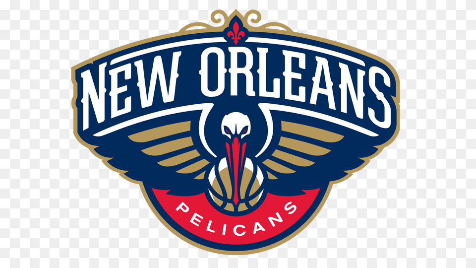 New Orleans Pelicans The Official Site Of New Orleans Pelicans Logo, Emblem, Symbol, Badge, Animal Png Image
