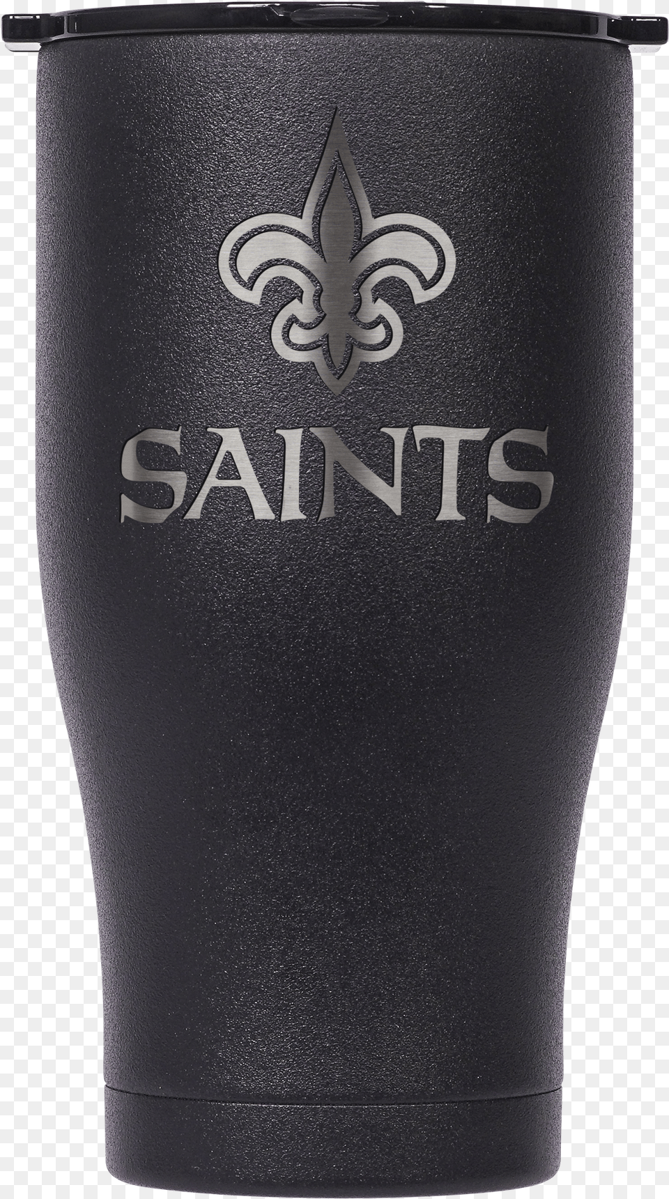 New Orleans Saints Blackgold Etched Chaser 27oz Pint Glass, Alcohol, Beer, Beverage, Steel Free Png Download