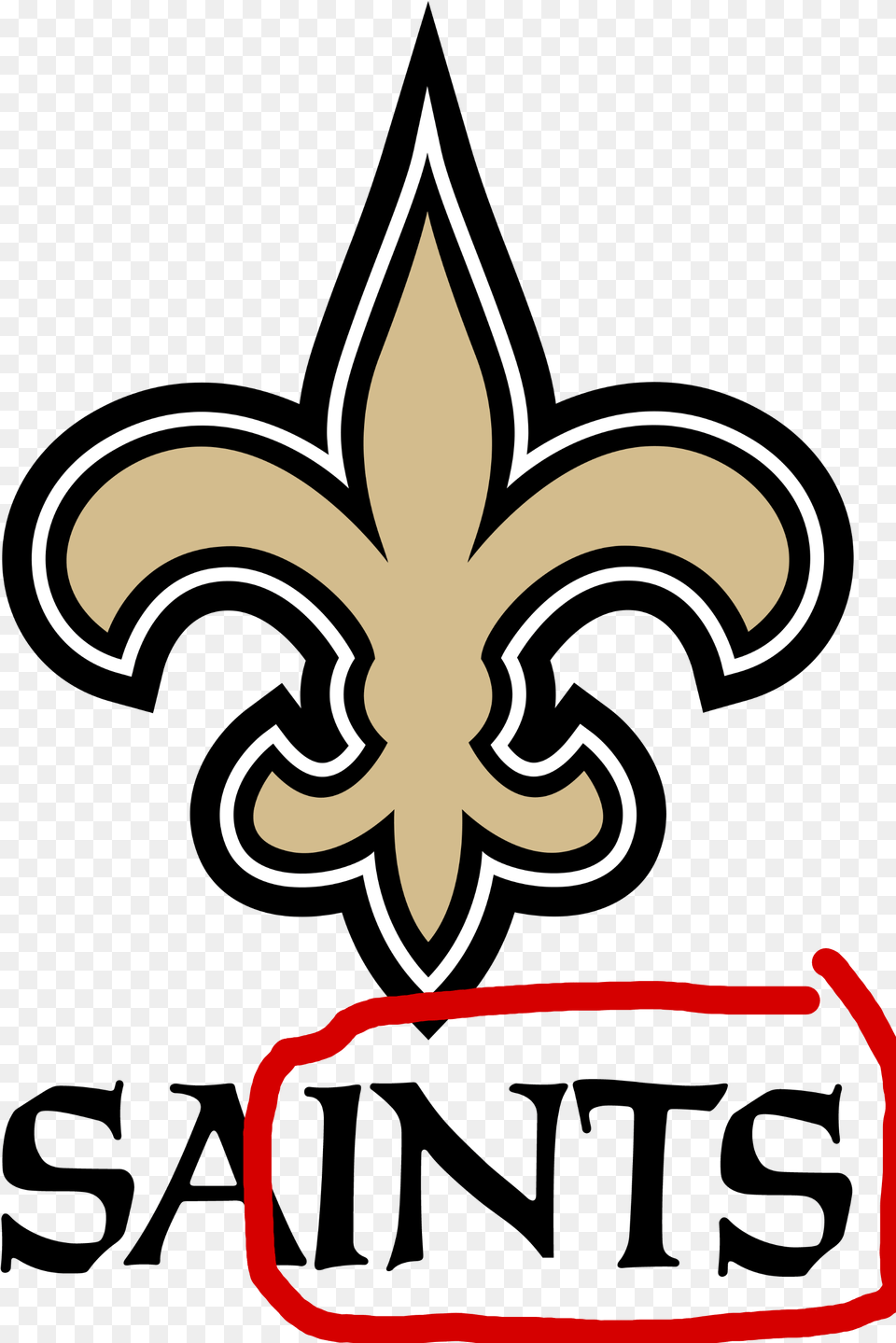 New Orleans Saints Clipart, Symbol, Emblem Free Transparent Png