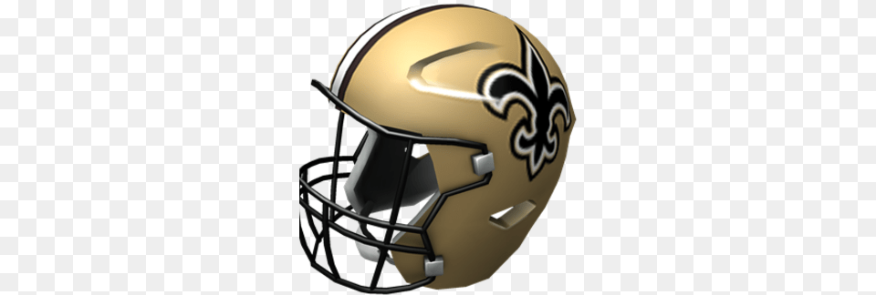 New Orleans Saints Helmet Roblox Wikia Fandom American Football Helmet Roblox, American Football, Playing American Football, Person, Sport Free Transparent Png