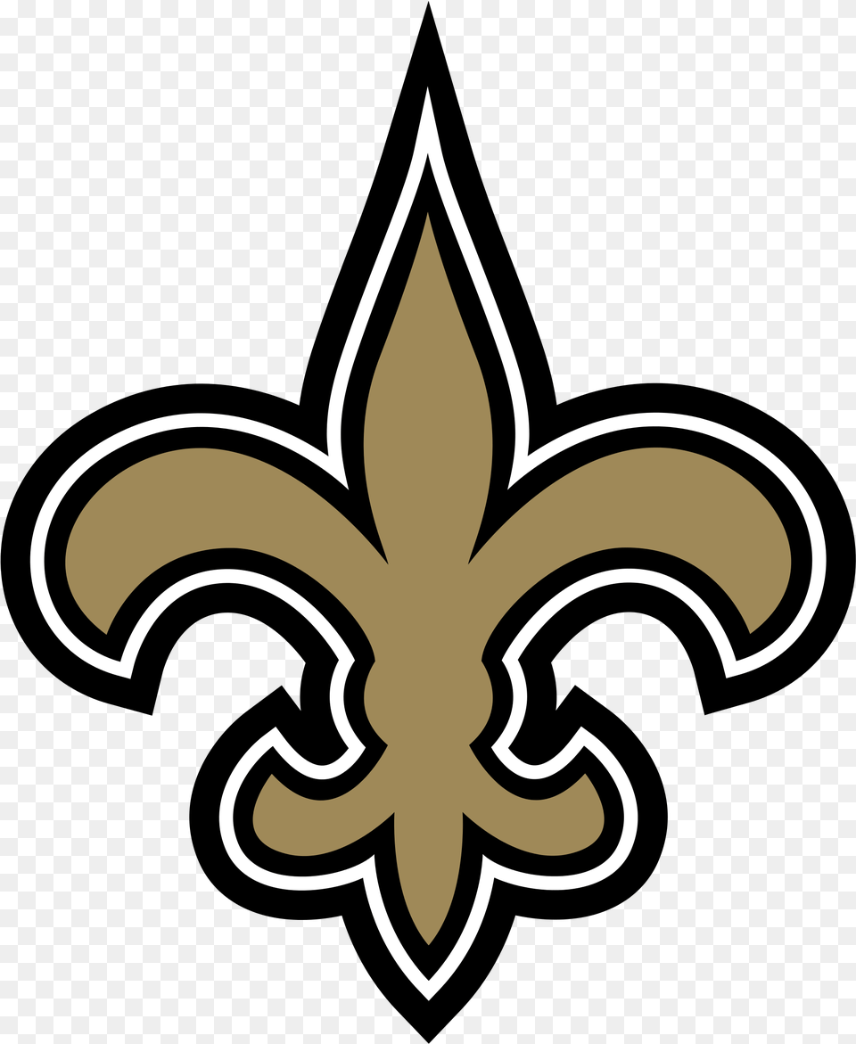 New Orleans Saints Logo, Emblem, Symbol, Cross Free Png