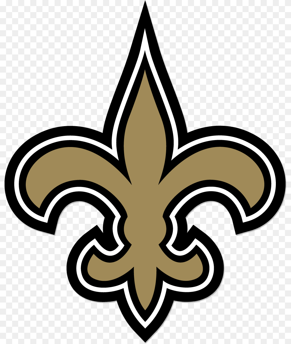 New Orleans Saints Logo, Symbol, Emblem, Cross Free Transparent Png